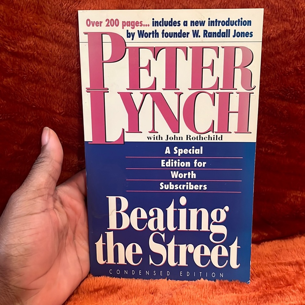 Beating the street ( by Peter LYNCH , 1994 )